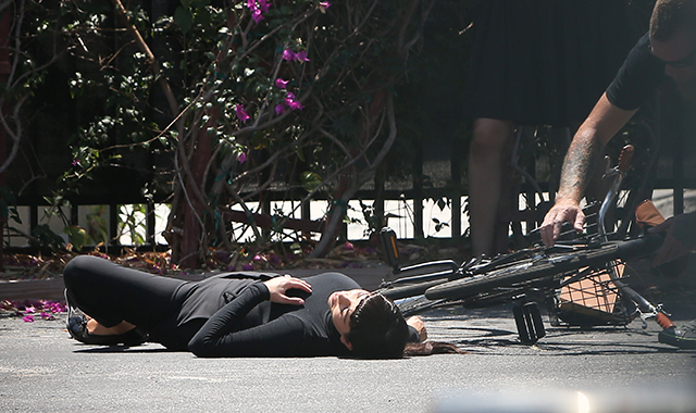 Kim Kardashian falls flat while channeling Audrey Hepburn